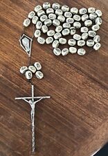 Civelli Huge Wall Hanging 60 in Rosary Ivorine Beads?  picture