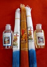 3 pcs 33 Jerusalem Candles lited, Blessed Holy Sepulcher Church,Holy water+oil picture