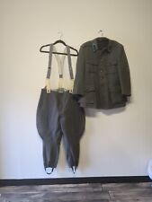 WWII FINLAND OFFICERS UNIFORM TUNIC JODPURS WW2 FINNISH  Medals Included  picture