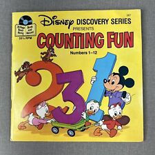 Disney Discovery Series Read Along Counting Fun 1984 Vinyl Record 33-1 3 RPM picture