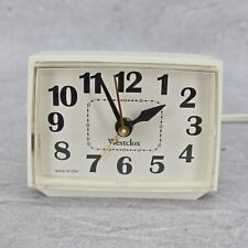 Vintage Westclox Dialite Electric Alarm Clock Bold Numbers MADE IN USA picture