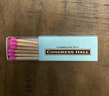VTG Congress Hall Hotel Wooden Matchbox Cape May New Jersey Advertising picture
