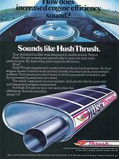 1975 Print Ad of Hush Thrush Standard Stock Replacement Muffler picture
