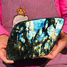 1500g Huge Gorgeous Labradorite Quartz Crystal Stone Specimen Healing 565 picture