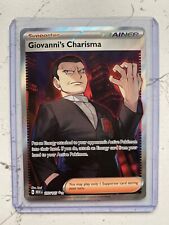 Pokémon TCG Giovanni's Charisma 197/165 Scarlet & Violet - 151 Holo Ultra Rare picture