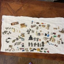 Antique & Vintage Lot Miniatures Dollhouse Shadowbox Printers Tray/Drawer picture