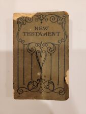 Antique New Testament 1924 Pocket Size British and Foreign Bible Society picture