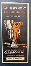 1938 Gallup NM Inter-Tribal Indian Ceremonial Brochure picture