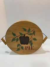 Bentwood Box Pie Carrier Country Charm 2 Handled 11