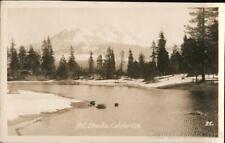 RPPC Mount Shasta,CA Mt. Shasta Siskiyou County California Real Photo Post Card picture