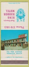 Matchbook Cover - King Harbor Motel Hermosa Beach CA 30 Strike picture
