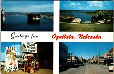 Ogallala NE-Nebraska, Banner Greetings, Scenic, Vintage Postcard picture