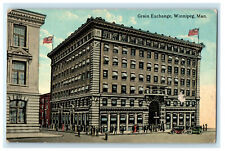 c1910s Grain Exchange Winnipeg Manitoba Canada Foreign Postcard picture