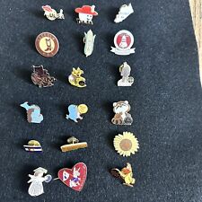 Vintage Enamel WBA Lapel Pins -Lot Of 18 From Various County’s & States picture