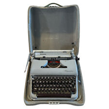 VINTAGE OLYMPIA DE LUXE TYPEWRITER WITH CASE NICE CONDITION 1950's ERA picture