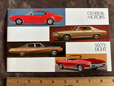 Vintage 1968 General Motors Dealer Brochure Advertisement Catalog Camaro 4-4-2  picture