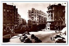 c1930's Cairo Midan Soliman Pasha Egypt Unposted RPPC Photo Postcard picture