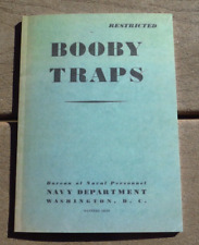 WW2 USN US Navy Naval Department NAVPERS 16110 Booby Traps Informational Book picture