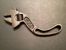 VINTAGE BEMIS & CALL ADJUSTABLE S- CURVED WRENCH 6” SCRIPT ON WRENCH HEAD picture