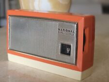 VTG 1961 Orange Matsushita T-50 6 Transistor Radio National / Panasonic w/ Case picture