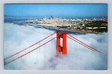 San Francisco CA-California, The Golden Gate Bridge, Antique, Vintage Postcard picture
