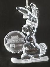 1992 Energizer Bunny  Ornament Clear Acrylic Keeps Going Vintage picture