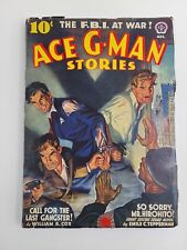 Ace G-Man Stories Pulp Magazine August 1942 