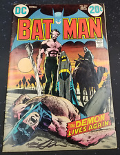 BATMAN #244 NEAL ADAMS CLASSIC RA'S AH GHUL 1972 Signed By Neal Adams Raw picture