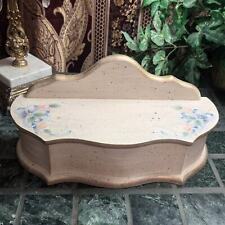 Speckled White Vintage Vanity Dresser Box with Lid - Cottagecore, Granny Chic picture