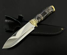 🔱Classic Ukrainian Patriotic Military Hunting Knives Knife Coat of Arms Trident picture