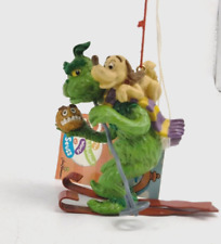 The Wubbulous World of Dr Seuss  Grinch and Max Skiing Christmas Ornament NEW picture