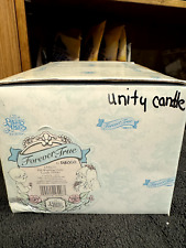 Vintage 1994 Precious Moments Wedding Unity Candle Set picture