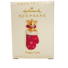 Hallmark Keepsake 2006 Ornament 16th in Puppy Love Series 'Chihuahua' Oven Mitt picture
