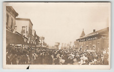 Postcard RPPC Mendota Corn Festival in Mendota, IL. with Huge Crowd c: 1920's ? picture