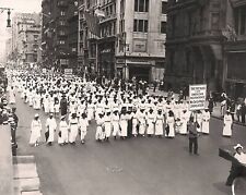 African American Nurses 1930s civil right March vintage 8 x 10  photo picture