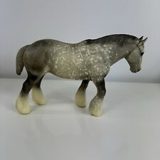 Vintage Breyer Horse Wild Dapple Grey Shire Mare Draft Model #95 picture