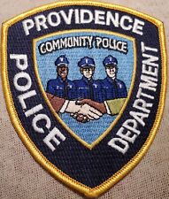 RI Providence Rhode Island Community Police Shoulder Patch picture