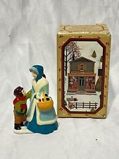 VTG 1982 Avon McConnells Corners 3”  Mother Son Town Shoppers Figurine Christmas picture