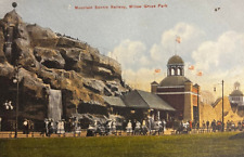 1907 vintage POSTCARD Mountain Scenic Railway Willow Grove Park Philadelphia PA picture