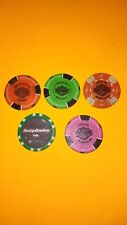 Lot Of 5 Harley Davidson Poker Chips, MO, KY, LV, Aruba picture