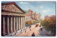 c1910 Buenos Aires Rivadiva Street Argentina RMSP Oilette Tuck Art Postcard picture