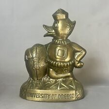 Vintage University Of Oregon Mascot Banthrico Metal Bank Ducks A+ picture