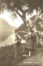 Musica E Poesia Antique Postcard Vintage Post Card picture