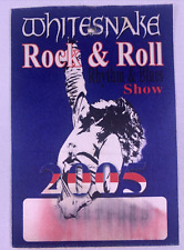 Whitesnake Pass Ticket Original Rock & Roll Rhythm & Blues Show Hartford US 2005 picture