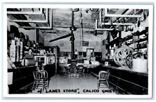 c1940's Lanes General Store Interior View Calico CA RPPC Photo Postcard picture