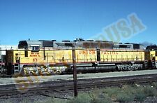 Vtg 1977 Train Slide 83 UP Union Pacific Engine Salt Lake City UT Y1E101 picture