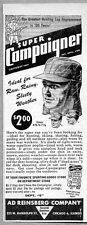 1945 Print Ad Super Campaigner Outdoor Sports Hats AD Reinsberg Chicago,IL picture