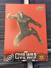 2016 Upper Deck Marvel Captain America: Civil War Retail Black Panther #CW36 picture