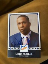 Broadway's Best Custom Signed Card - Leslie Odom Jr. picture
