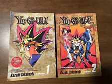 Yu-Gi-Oh Manga Vol 1-2 Kazuki Takahashi Shonen Jump 1st Edition 2003 Rare Lot picture